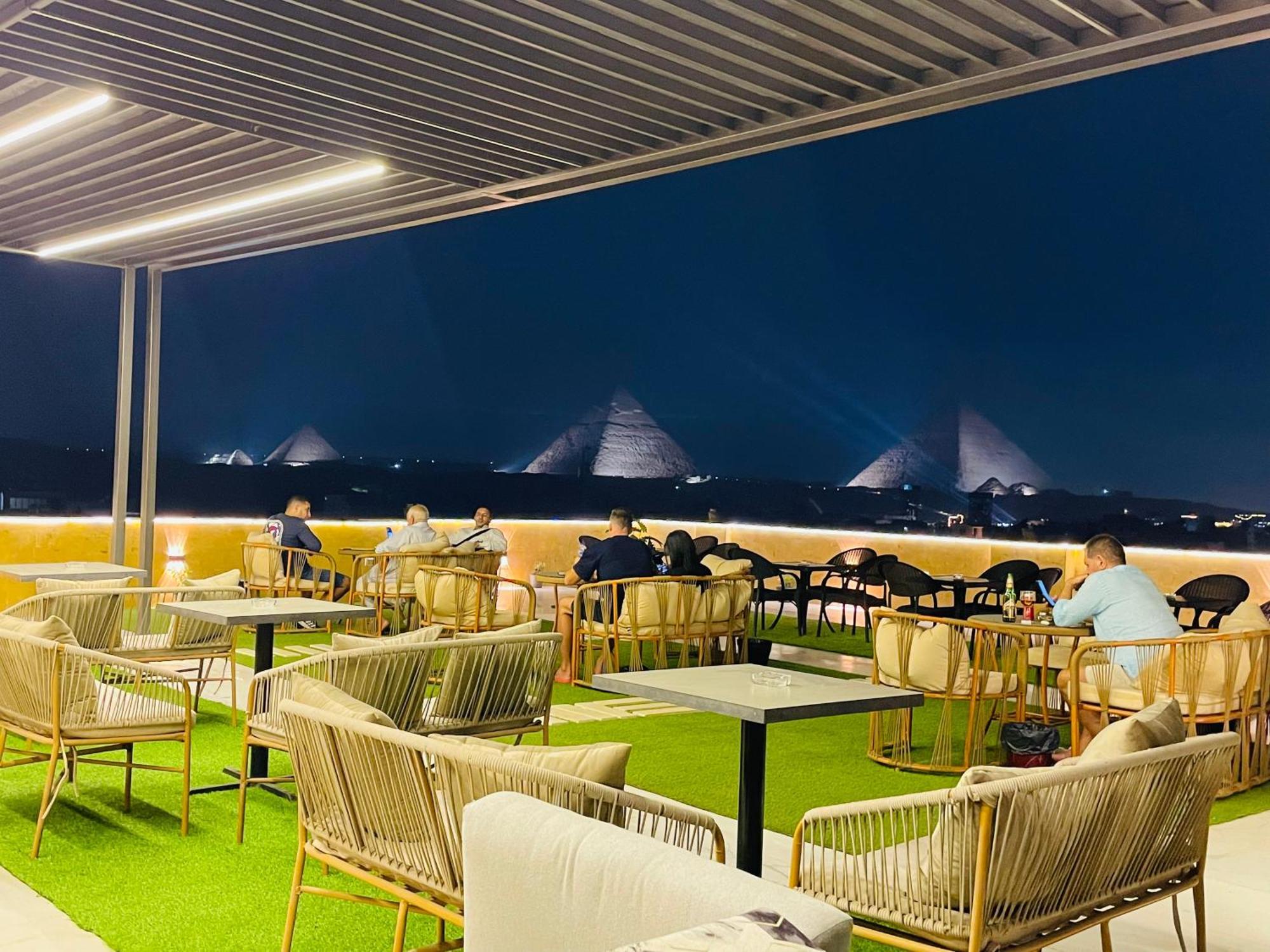 Golden Mask Pyramids Inn Kafret el-Gabal Exterior foto
