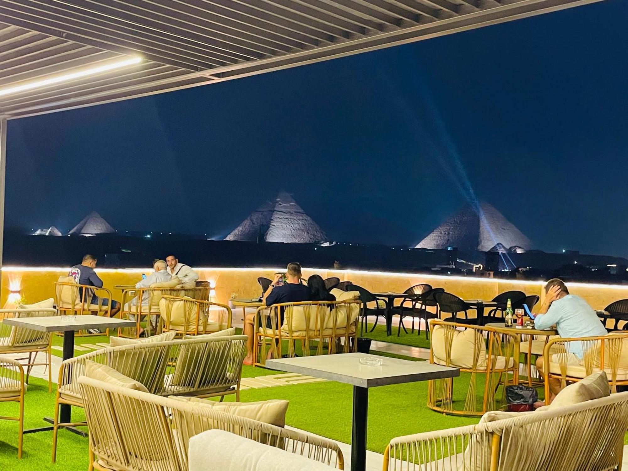 Golden Mask Pyramids Inn Kafret el-Gabal Exterior foto