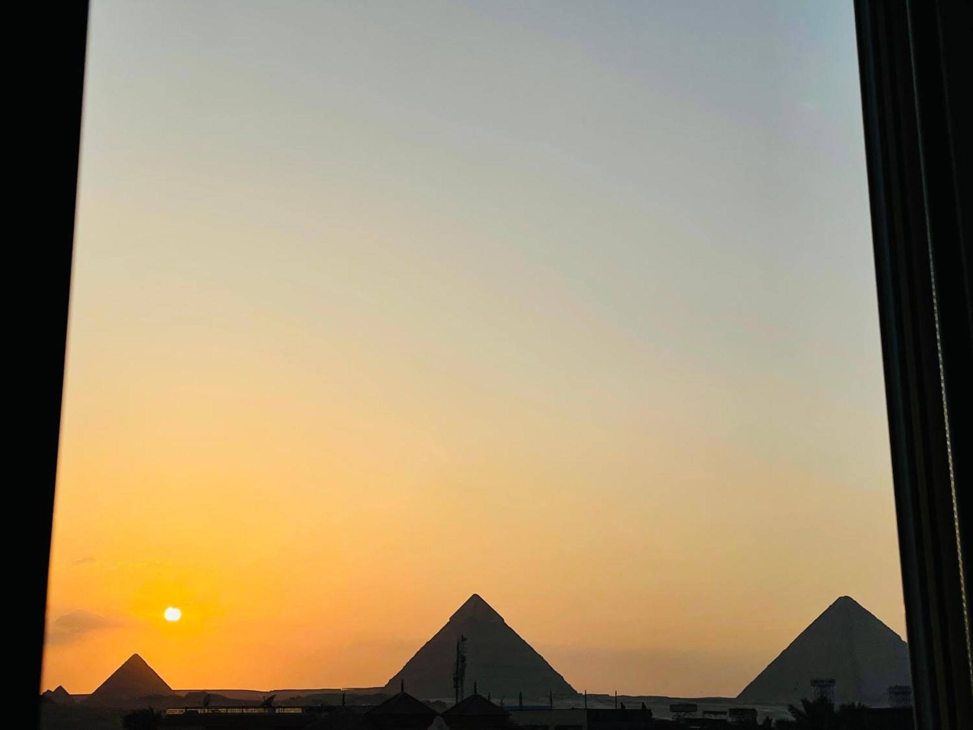 Golden Mask Pyramids Inn Kafret el-Gabal Exterior foto